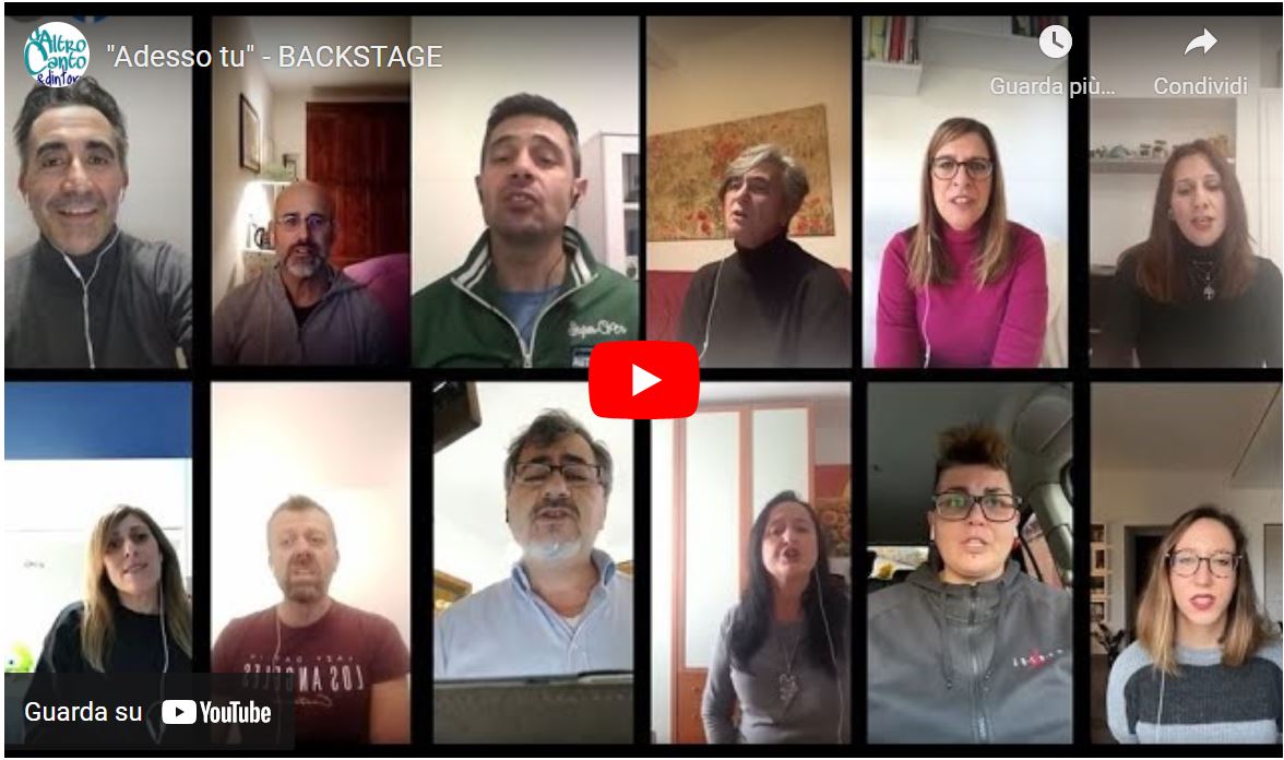 Adesso Tu – backstage